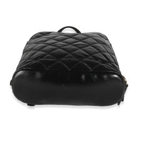 Black Quilted Shiny Calfskin My Pocket Backpack