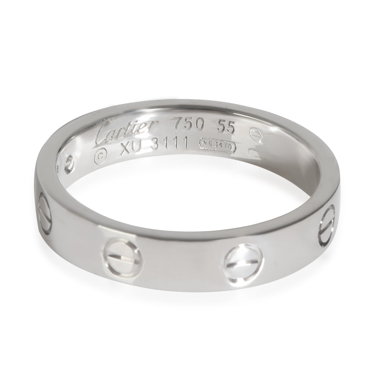 Love Wedding Band, Diamond (White Gold)