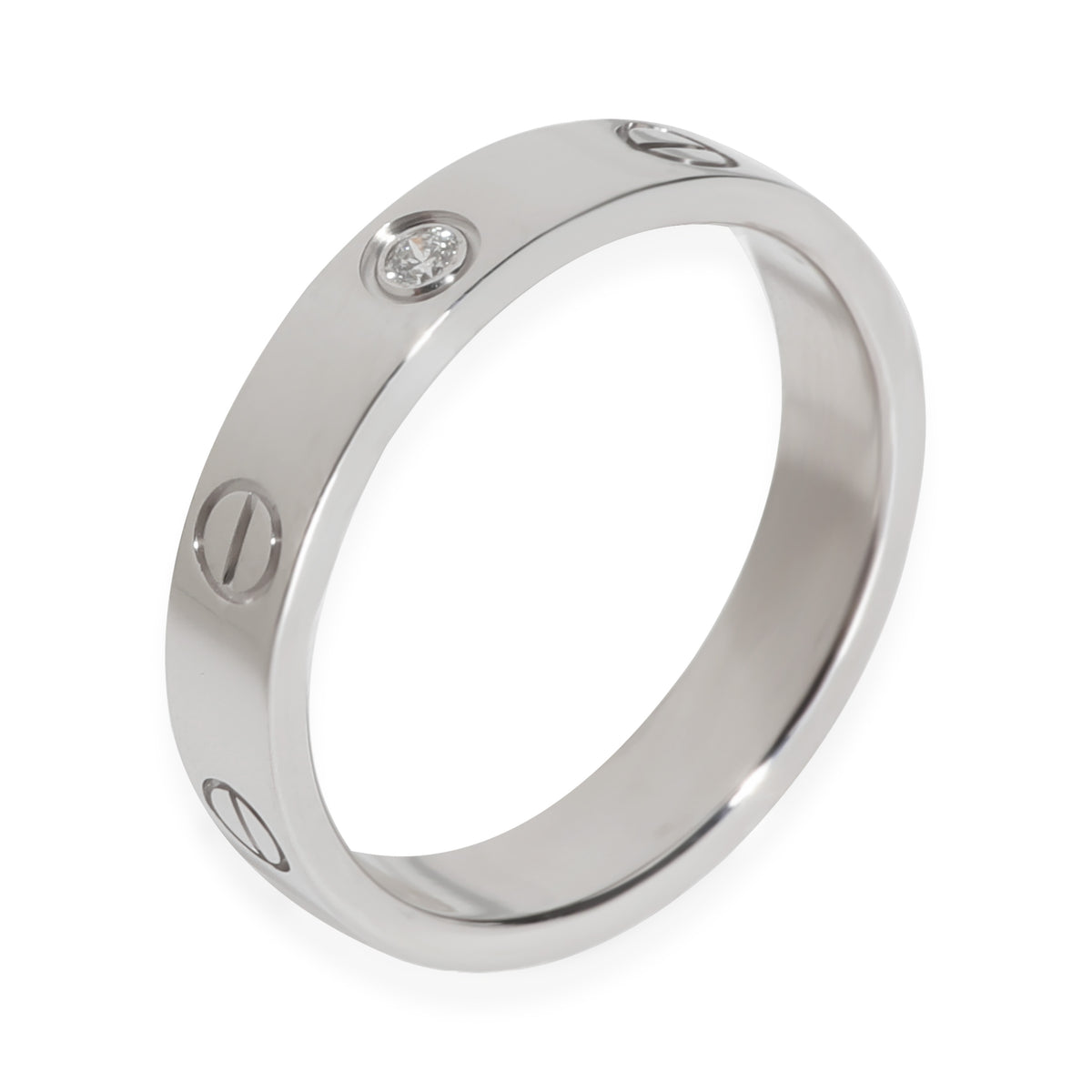 Love Wedding Band, Diamond (White Gold)