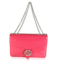 Pink Lux Calfskin Medium Interlocking G Shoulder Bag