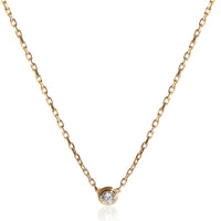 Damour Diamond Necklace, Small Model (Yellow Gold)