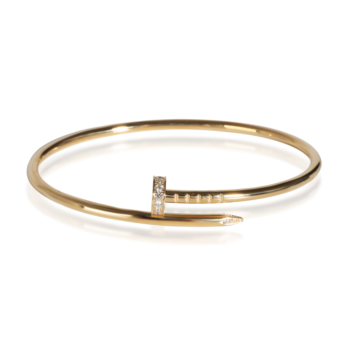 Juste Un Clou Bracelet, Small Model, Diamonds (Yellow Gold)