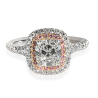 Soleste Engagement Ring in 18k Pink Gold/Platinum H VS1 1.52 CTW