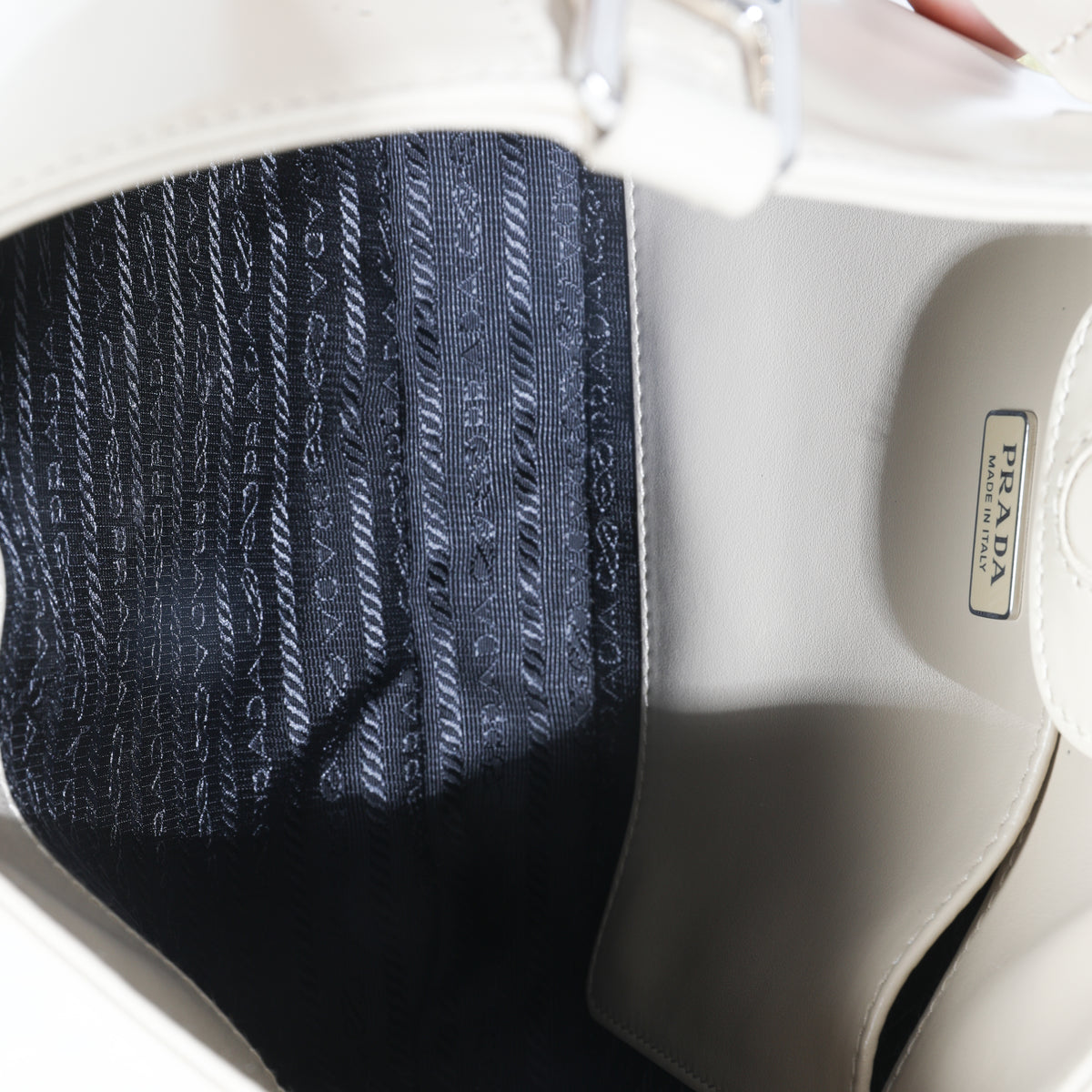 Desert Beige Brushed Calfskin Cleo Shoulder Bag