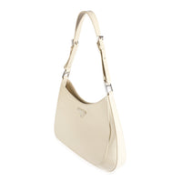 Desert Beige Brushed Calfskin Cleo Shoulder Bag