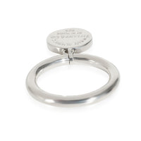 Return To Tiffany Round Charm Ring in Sterling Silver