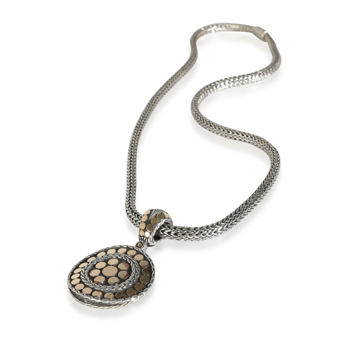 Dot Collection Necklace in 18k Yellow Gold/Sterling Silver