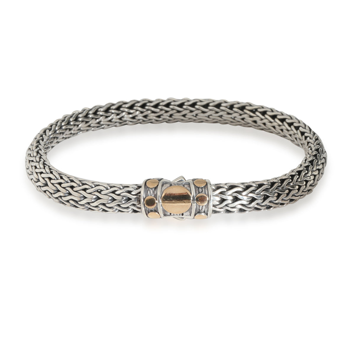 Dot Collection Bracelet in 18k Yellow Gold/Sterling Silver