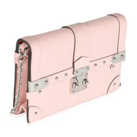 Rose Ballerine Epi Trunk Chain Wallet