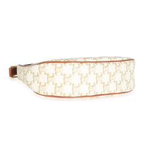 Tan Calfskin White Triomphe Canvas Ava Hobo