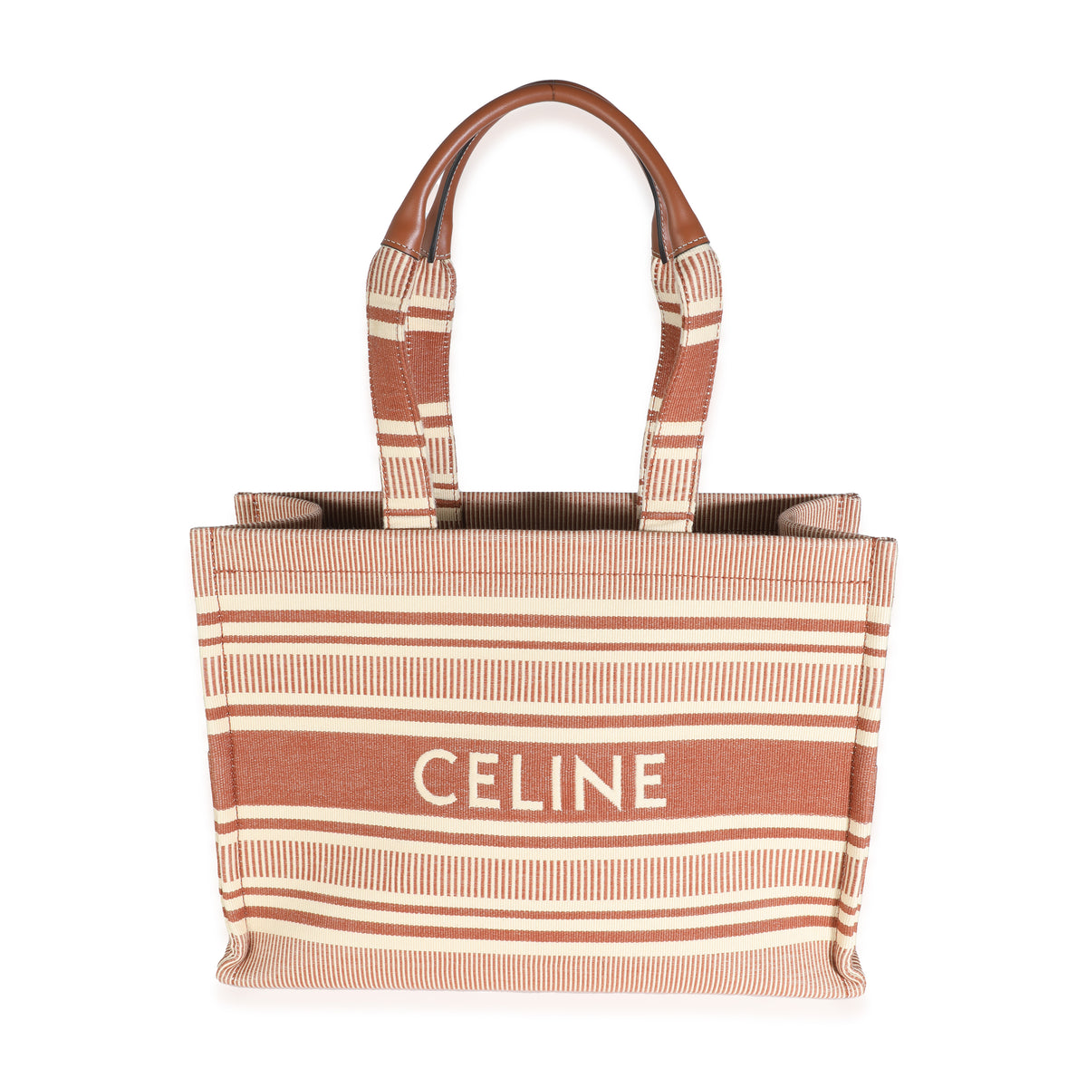 Sienna Striped Textile Large Cabas Thais