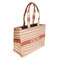 Sienna Striped Textile Large Cabas Thais