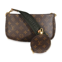 Khaki Monogram Canvas Multi Pochette Accessoires