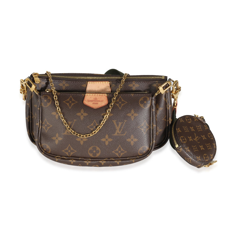 Khaki Monogram Canvas Multi Pochette Accessoires