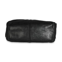 Vintage Black Leather Front Pocket Boogie Bag