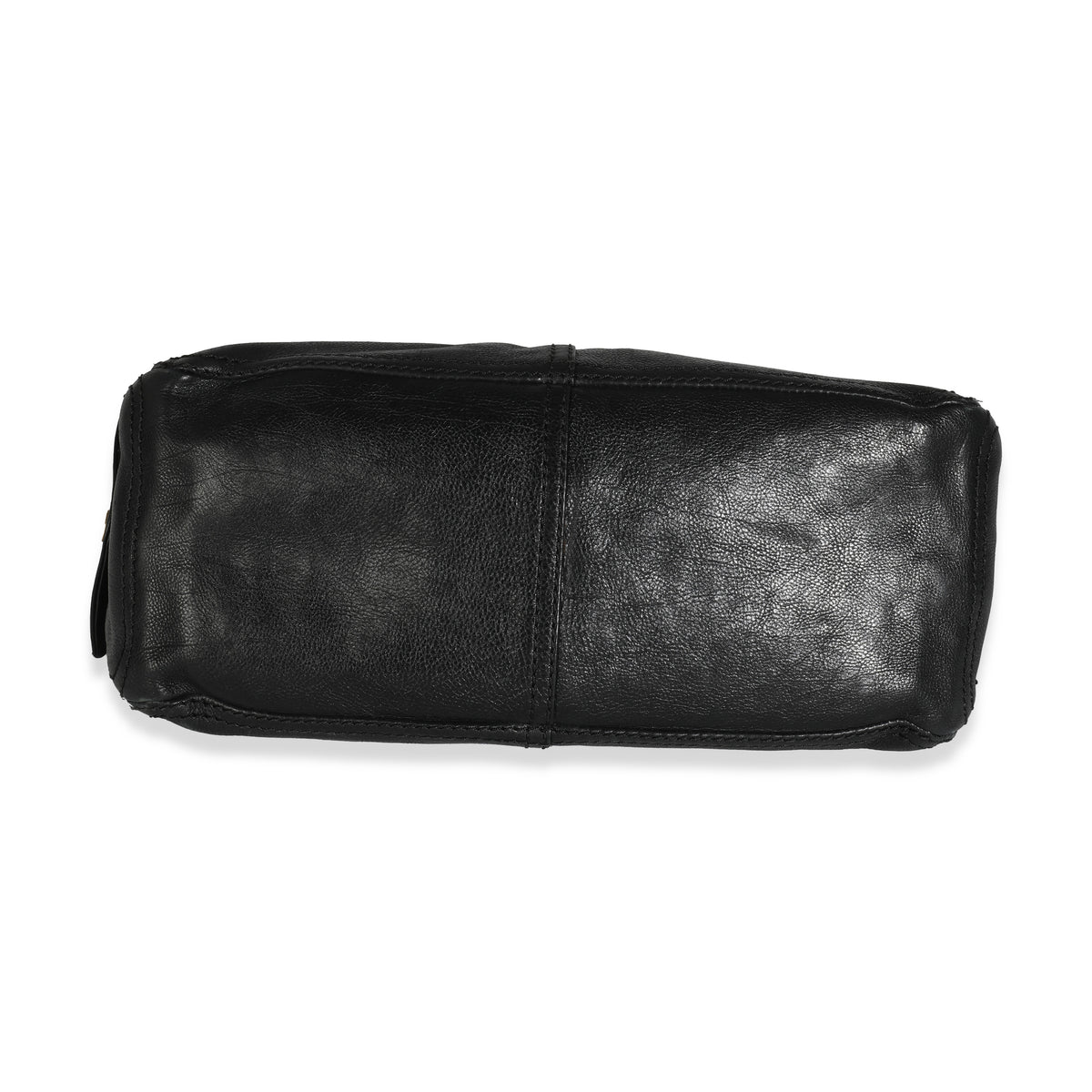 Vintage Black Leather Front Pocket Boogie Bag