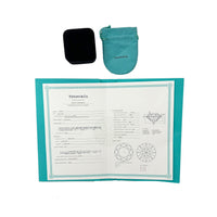 Tiffany Solitaire Engagement Ring in  Platinum H VS2 1.02 CTW