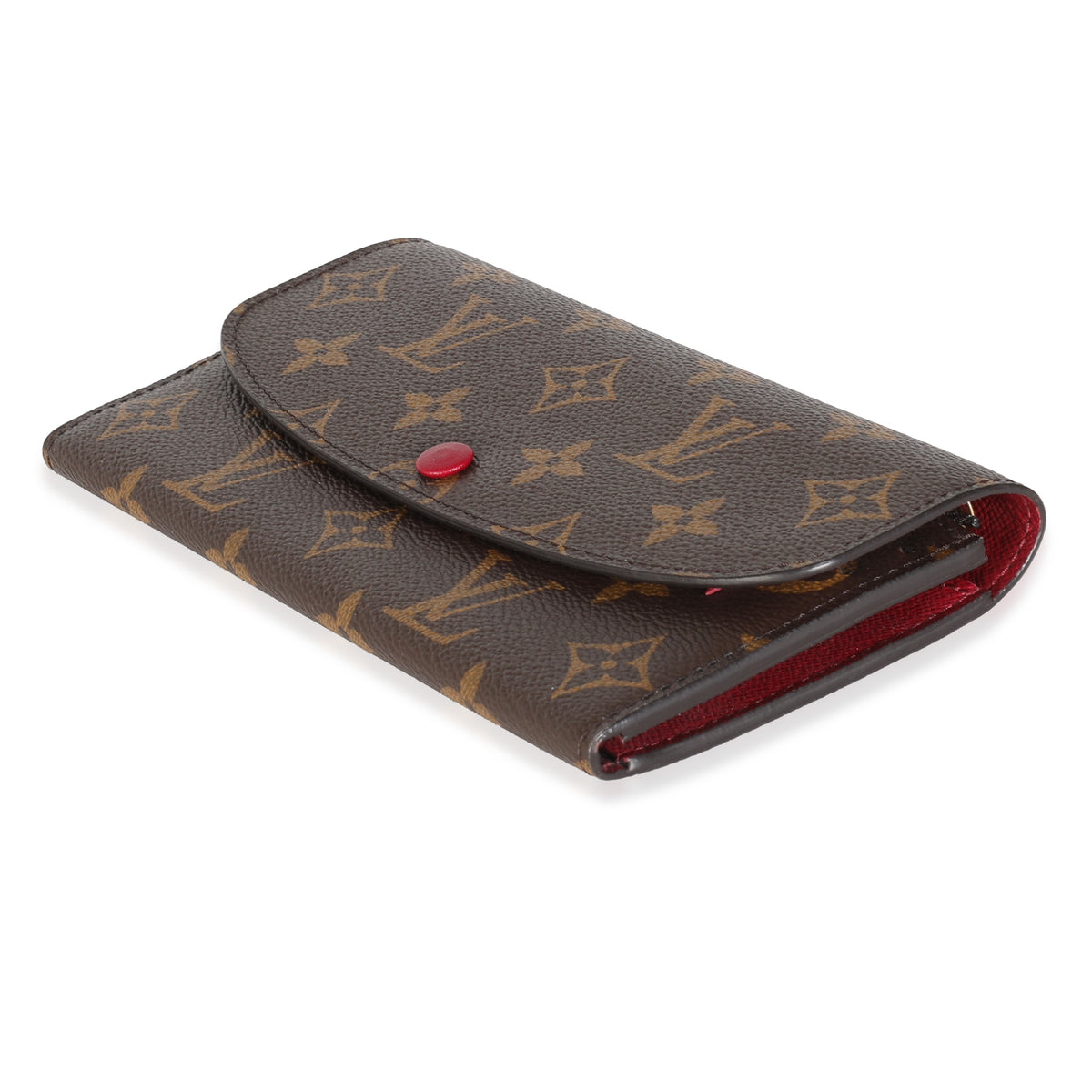 Fuchsia Monogram Canvas Emilie Wallet