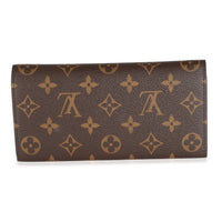 Fuchsia Monogram Canvas Emilie Wallet