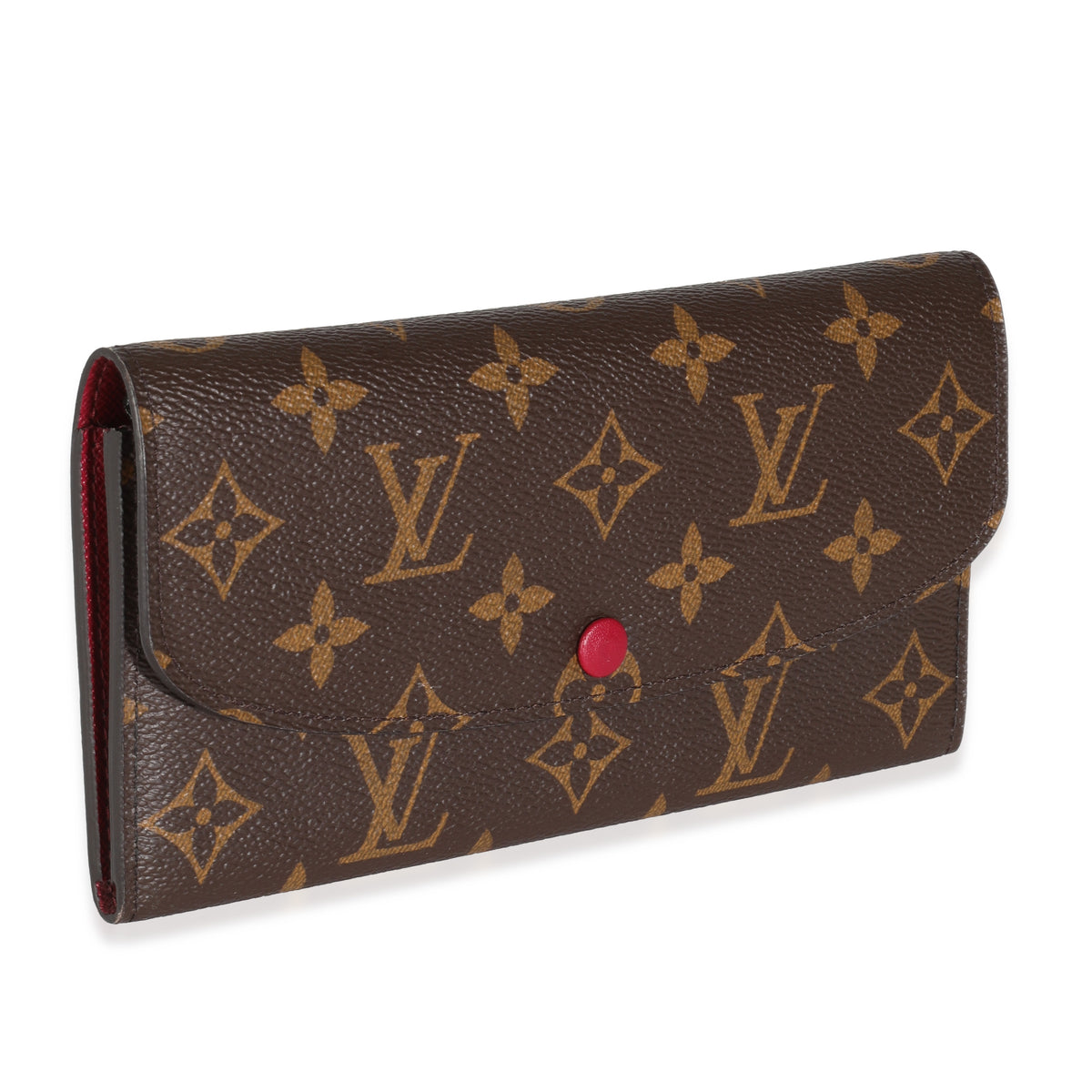 Fuchsia Monogram Canvas Emilie Wallet