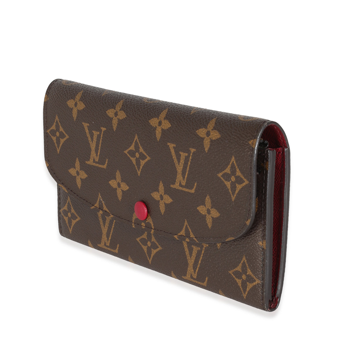 Fuchsia Monogram Canvas Emilie Wallet