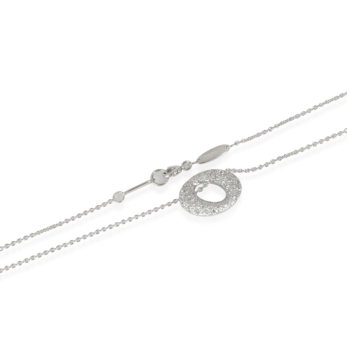 Elsa Peretti Pendant in  Platinum 0.65 CTW