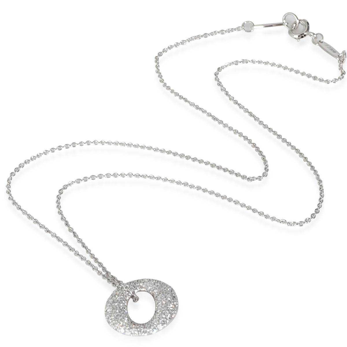 Elsa Peretti Pendant in  Platinum 0.65 CTW