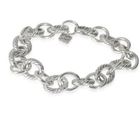 Sterling Silver Oval Link Bracelet, 12mm