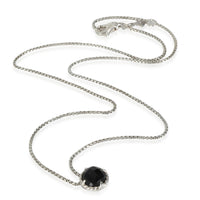 Chatelaine Onyx Pendant in  Sterling Silver
