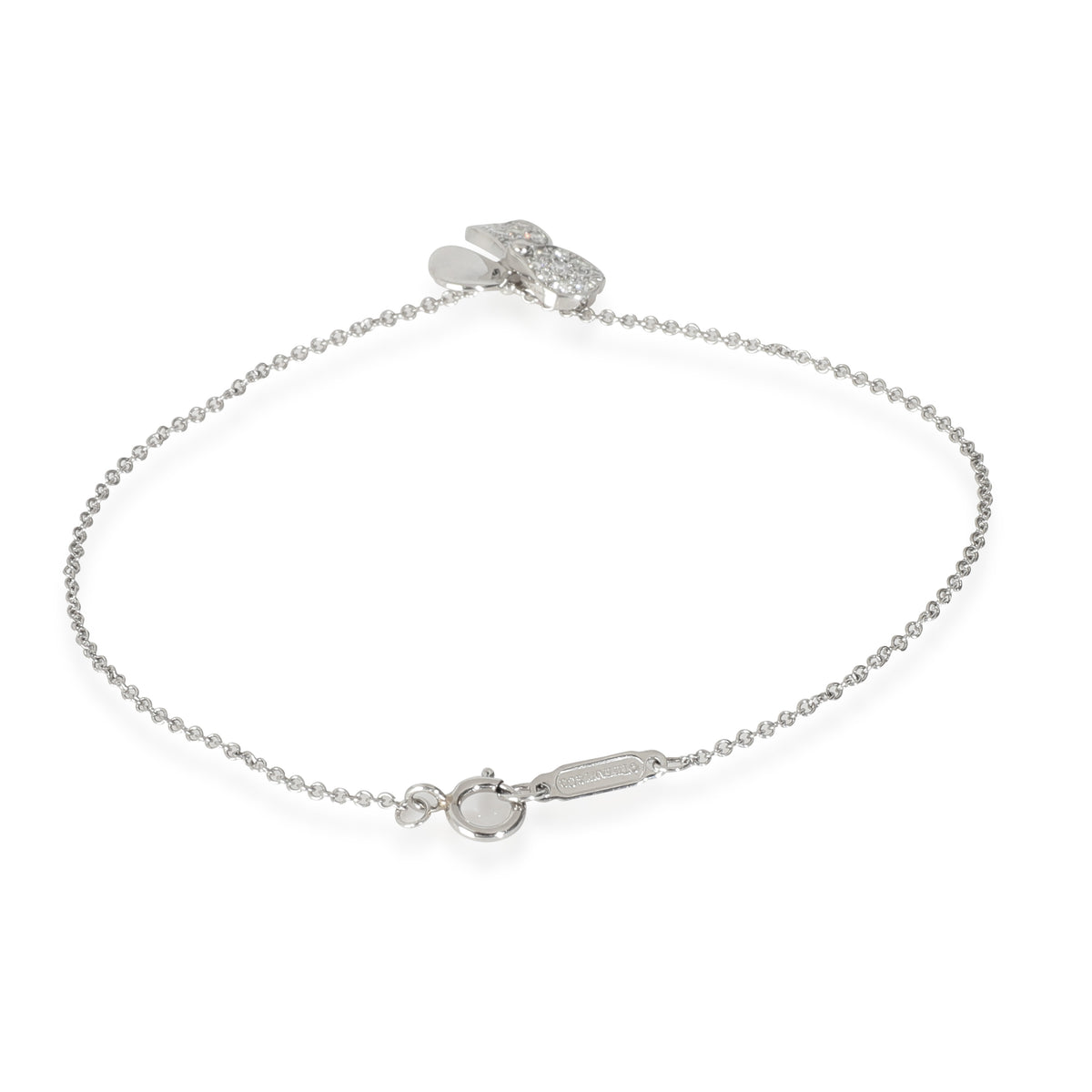 Paper Flowers Bracelet with Diamonds in Platinum 0.17 CTW