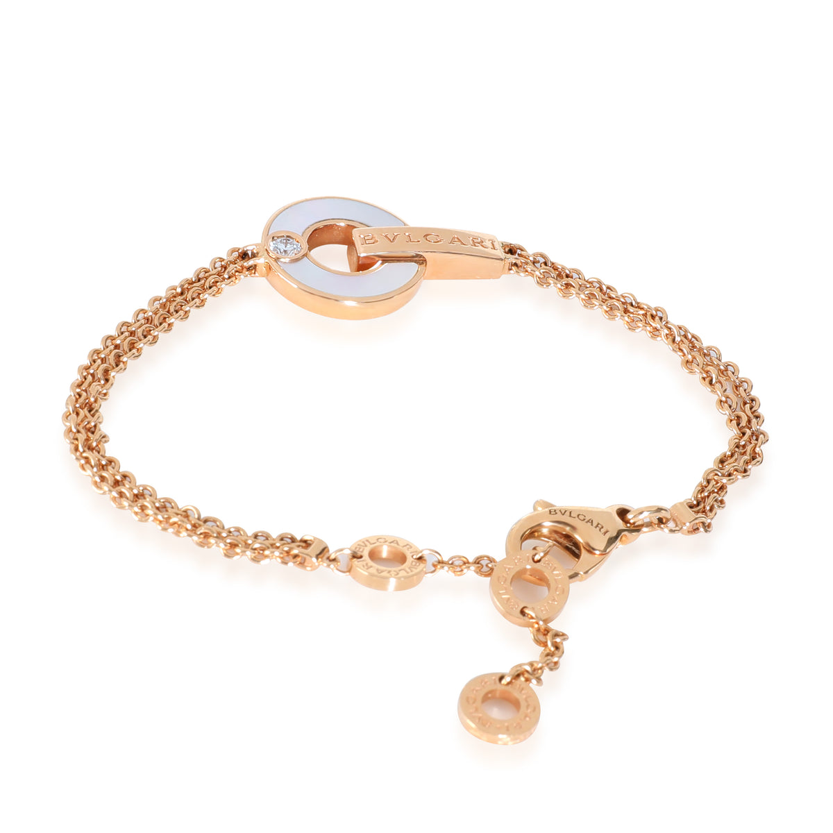 Bvlgari Bvlgari Bracelet in 18k Rose Gold 0.06 CTW