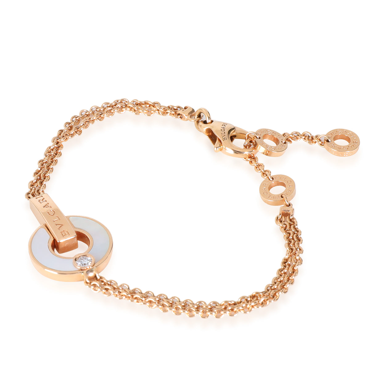 Bvlgari Bvlgari Bracelet in 18k Rose Gold 0.06 CTW