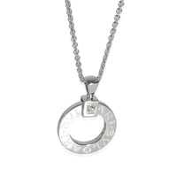 Bvlgari Bvlgari Pendant in 18k White Gold 0.07 CTW