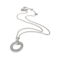 Bvlgari Bvlgari Pendant in 18k White Gold 0.07 CTW