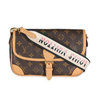 Black Monogram Canvas Diane