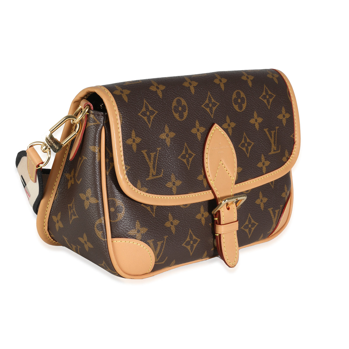 Black Monogram Canvas Diane