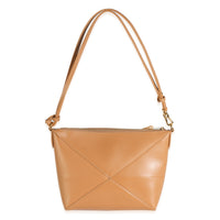 Warm Dessert Calfskin Puzzle Fold Pouch