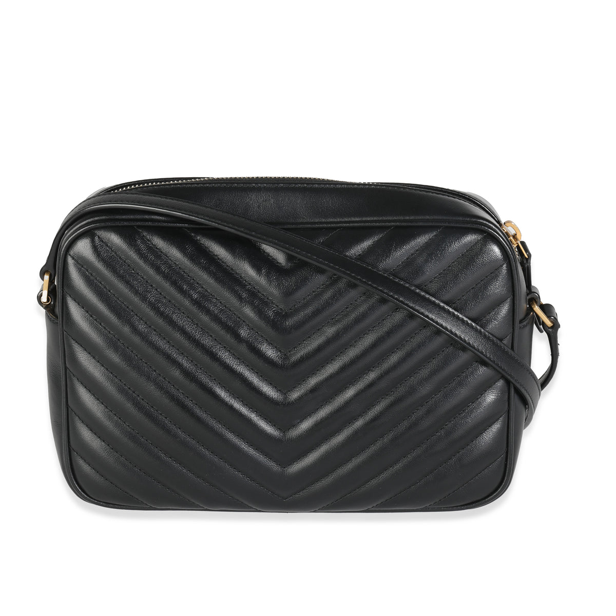 Black Matelasse Calfskin Lou Camera Bag
