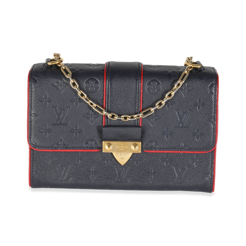 Marine Rouge Monogram Empreinte Saint Sulpice PM