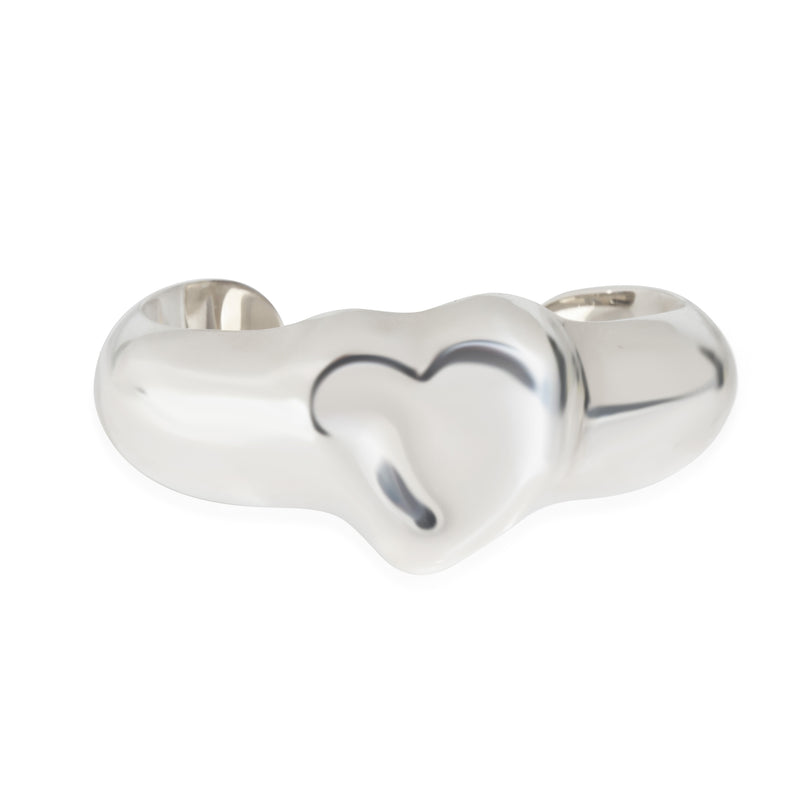 Elsa Peretti Full Heart Bracelet, Small Model in Sterling Silver