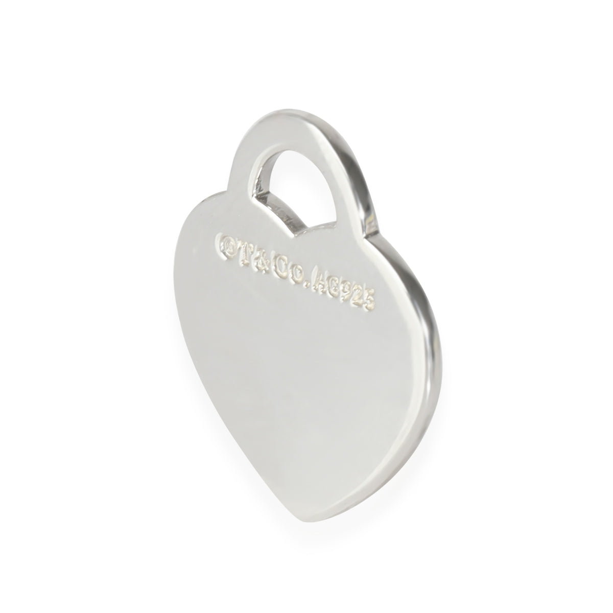 Small Heart Charm in Sterling Silver