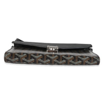 Black Goyardine Canvas Chypre Wallet Pouch