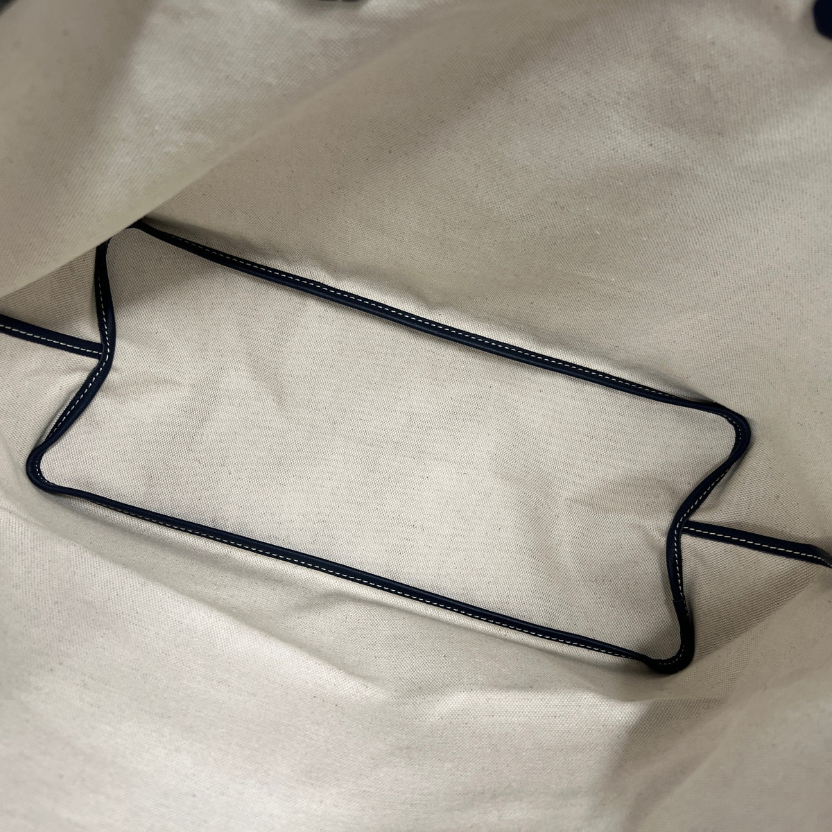 Navy Goyardine Canvas Saint Louis PM