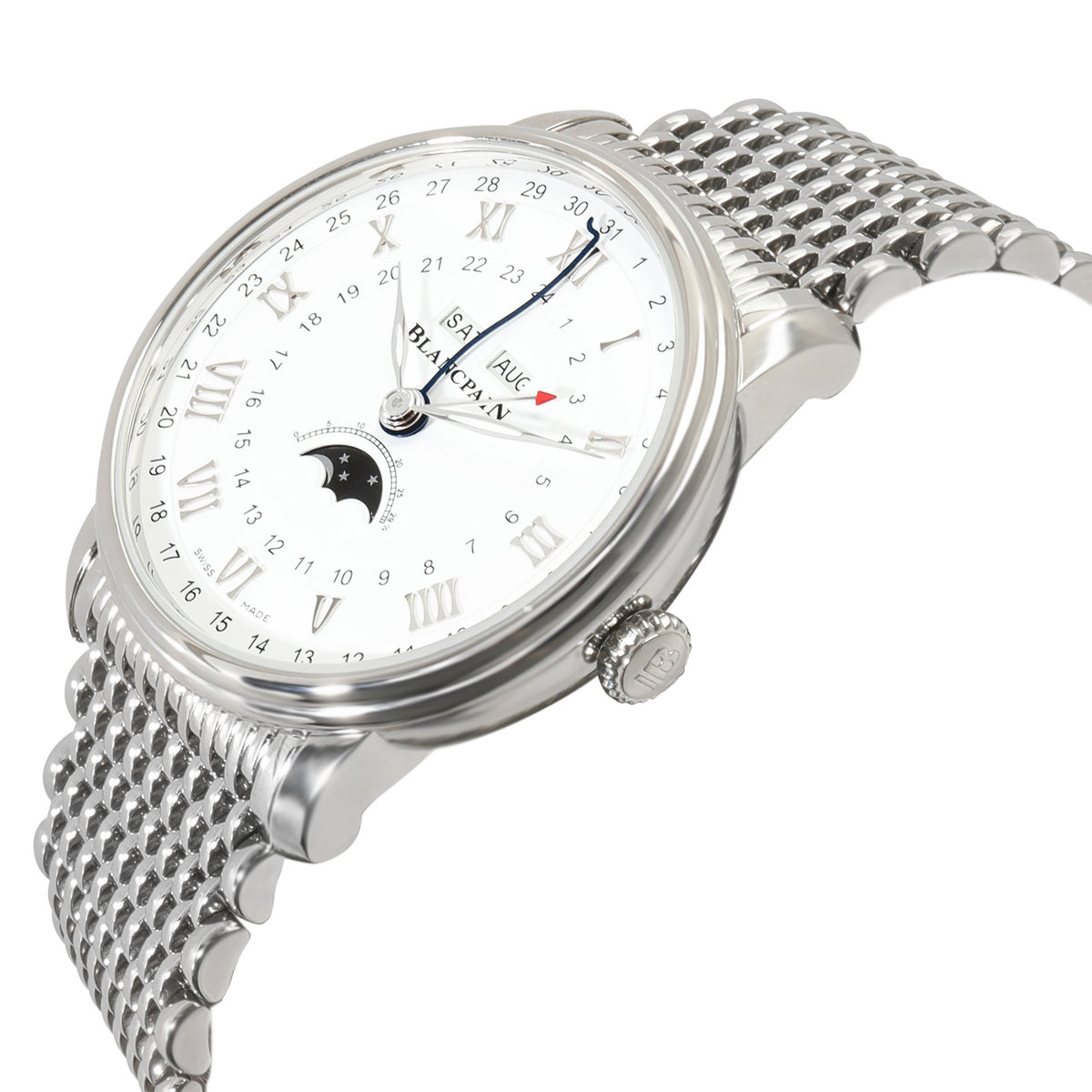 Villeret Quantieme Complet Phases de Luna GMT 6676-1127-MMB Men Watch