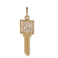 Tiffany Mini Modern Key in 18k Yellow Gold 0.12 CTW