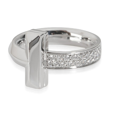 Tiffany T Diamond Ring in 18k White Gold 0.21 CTW