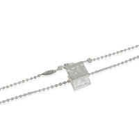 Atlas Cube Pendant In Sterling Silver On Elsa Peretti Chain