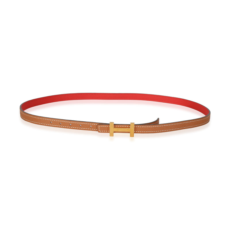 Rose Jaipur Swift Gold Epsom Focus Belt GHW 85