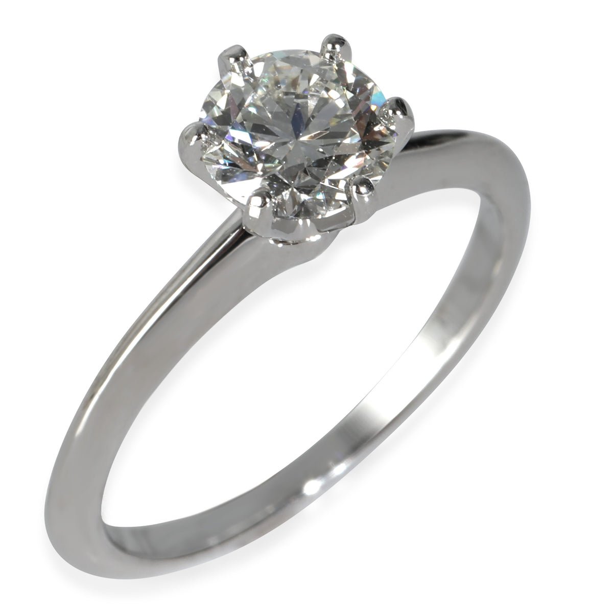 0.95 ct Round Brilliant Diamond Engagement Ring