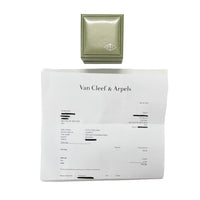 Vintage Alhambra Ring With Carnelian In 18K Yellow Gold, .05